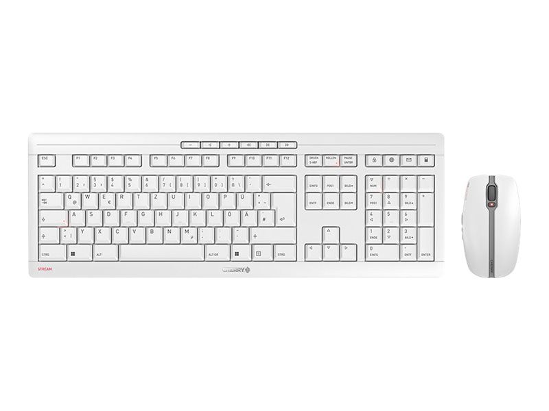 Cherry Stream Desktop Recharge Wireless Keyboard and Mouse Set