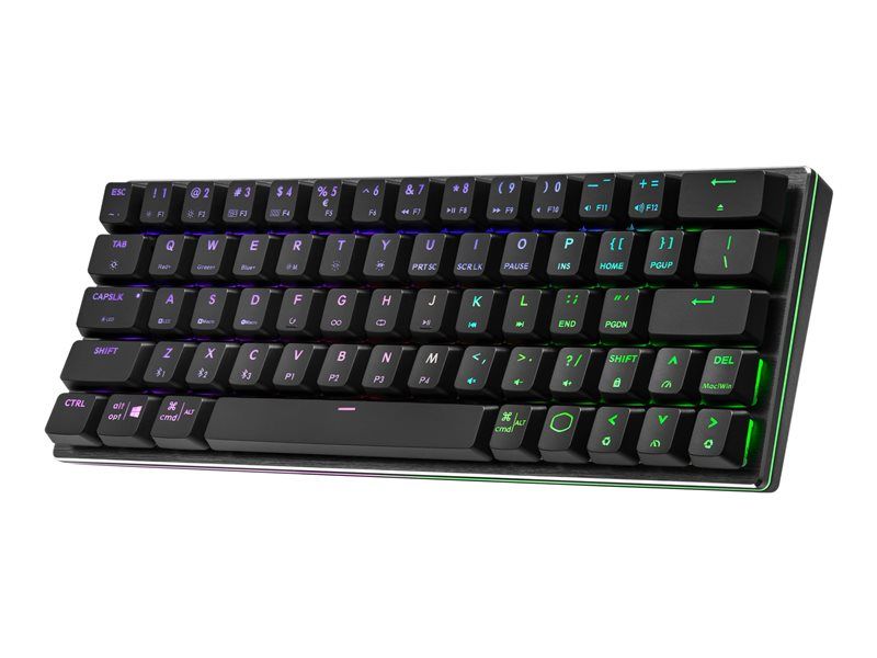 Cooler Master SK622 Wireless Keyboard - RGB Backlit - USB, Bluetooth 4.0