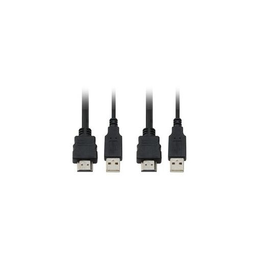 Commutateur KVM LevelOne KVM-0290 - 2 ports KVM - 1 utilisateur local - bureau