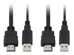 Digital Data Communications KVM-0290 - KVM Switch - 2 x KVM Ports - 1 Local User - Desktop