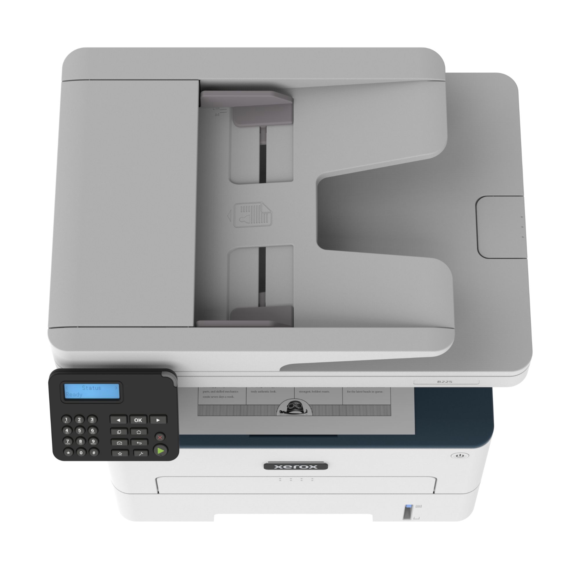 Xerox B225 Wireless All-in-One Printer (A4, 34 ppm, Dual-core 1GHz, 512MB RAM)