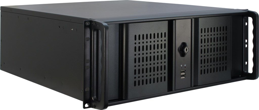 Inter-Tech 4U Server Rack Mounting Kit, Black