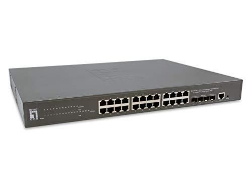 LevelOne Managed Gigabit Ethernet Switch GTP2871 with 28 Ports and PoE