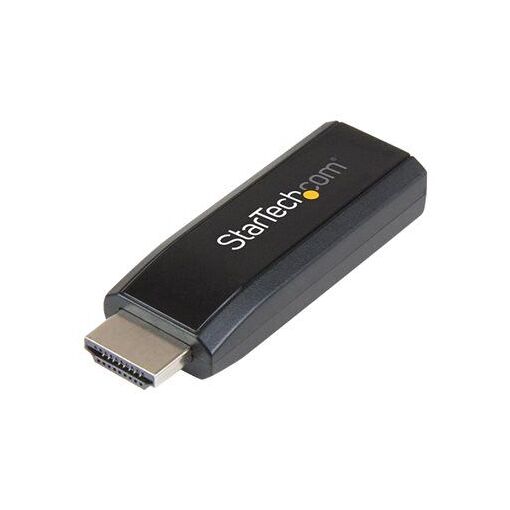 Adaptateur StarTech HDMI vers VGA - Résolution 1920x1200 - Sortie Audio - Noir