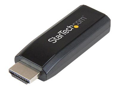 StarTech HDMI to VGA Adapter - 1920x1200 Resolution - Audio Output - Black