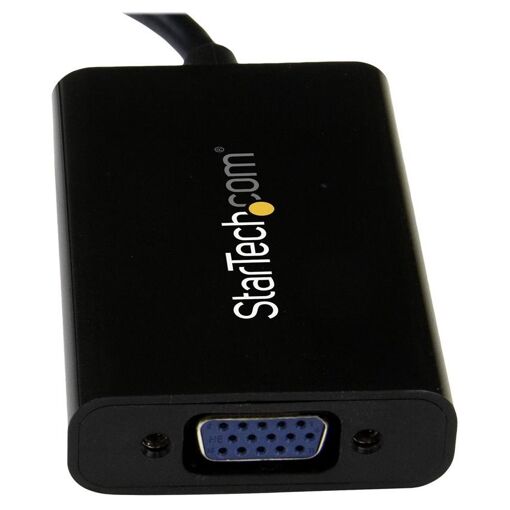 Adaptateur StarTech Mini DisplayPort vers VGA avec audio - 1920x1200 / 1080p - Noir