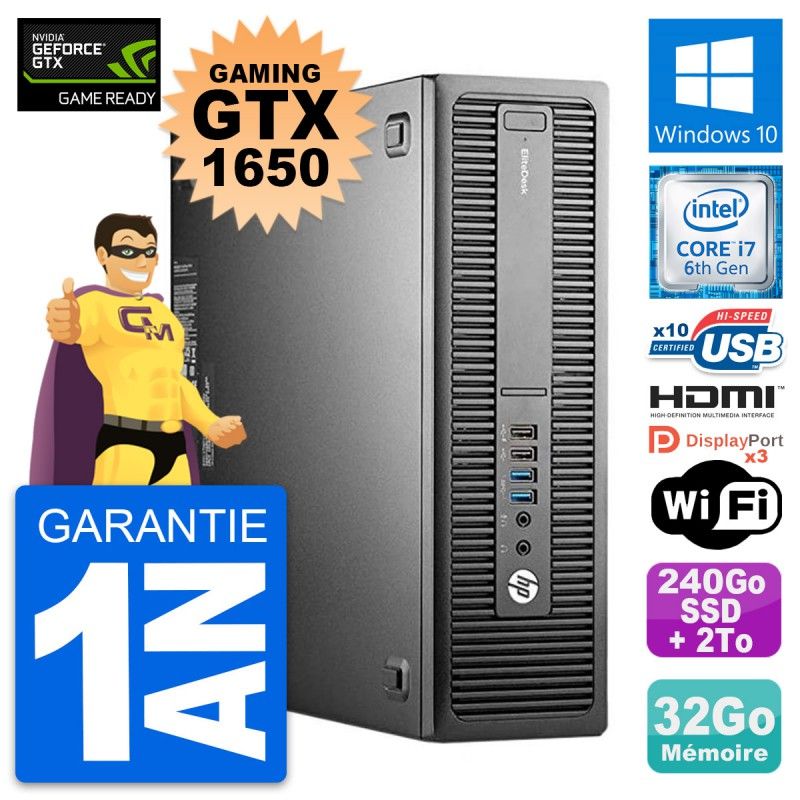 HP EliteDesk 800 G2 SFF Gaming PC