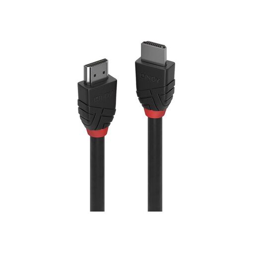 Lindy Anthra Line HDMI Cable - 0.5m, Triple Shielded, Black, Round
