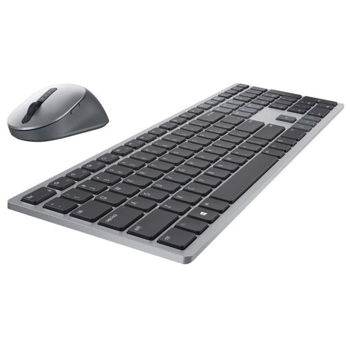 Clavier et souris sans fil Dell Pro Plus KM7321W - Clavier QWERTY international américain - Gris titane