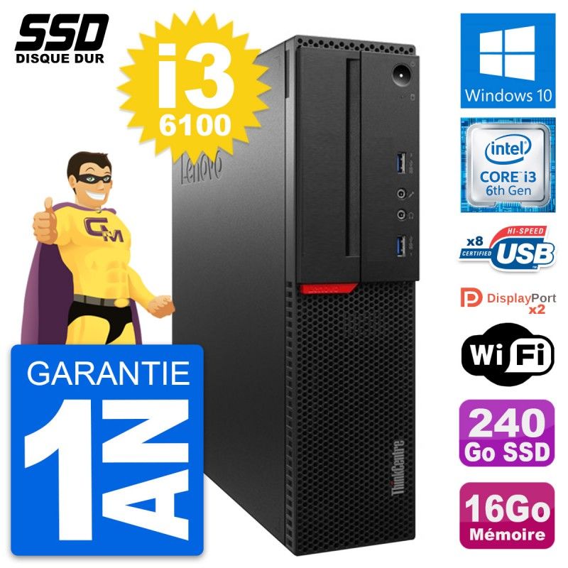 Lenovo ThinkCentre M800 SFF Desktop Computer