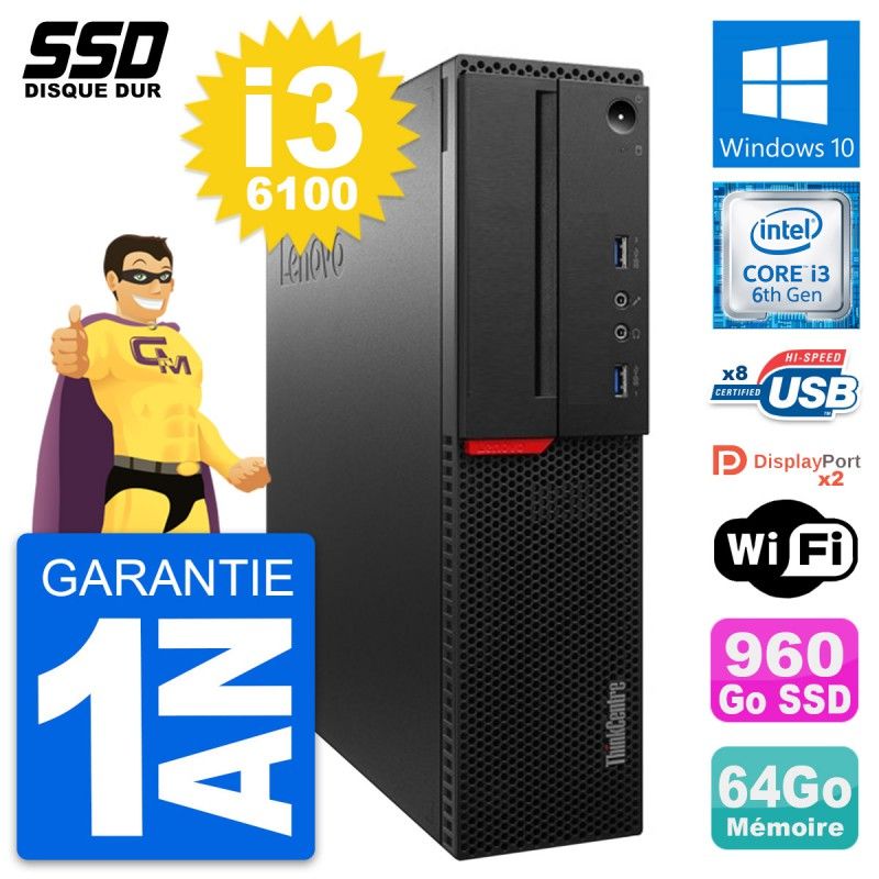 Lenovo ThinkCentre M800 SFF Desktop Computer