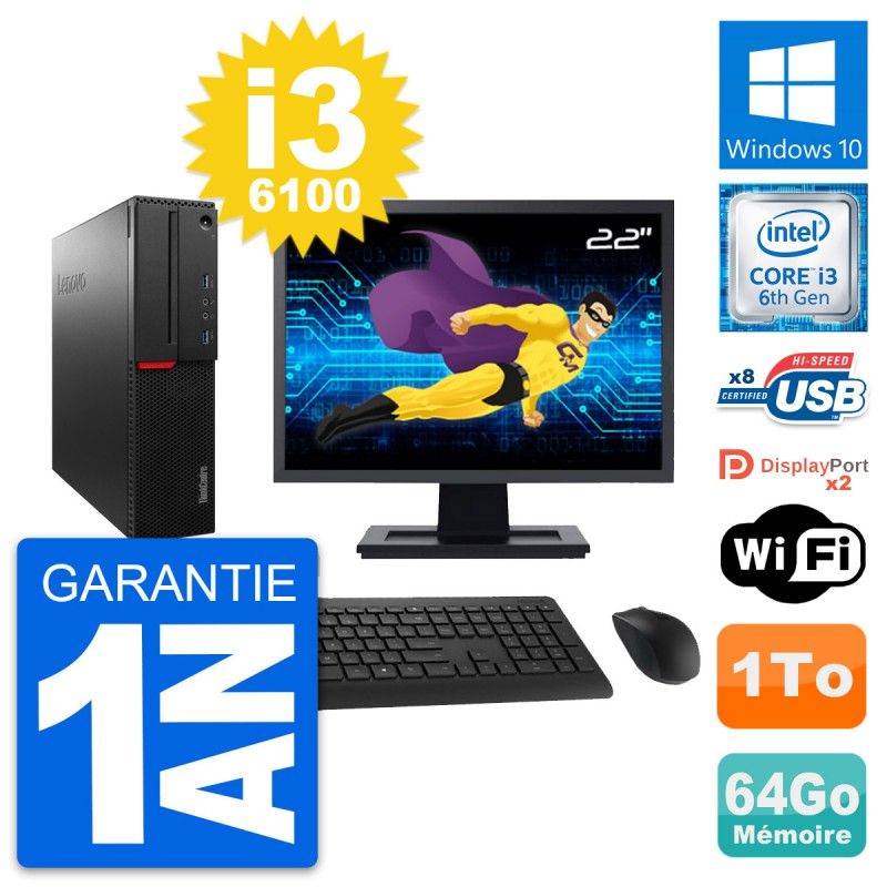Lenovo M800 SFF Desktop Computer