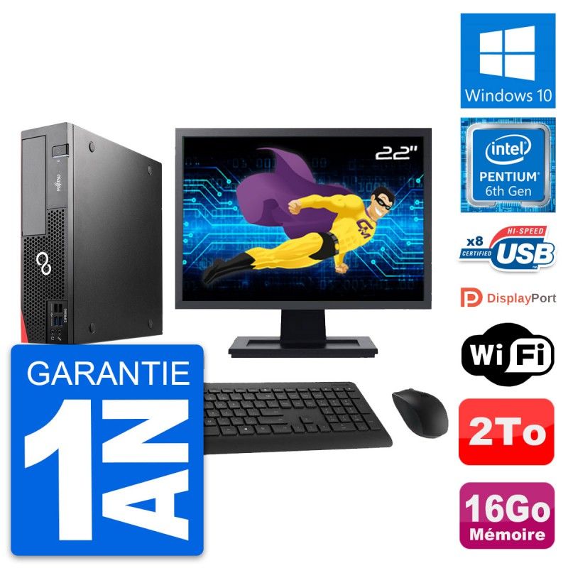 Fujitsu D556 DT 22-Inch All-in-One Computer
