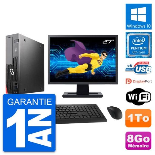 PC de escritorio Fujitsu D556 DT de 27 pulgadas