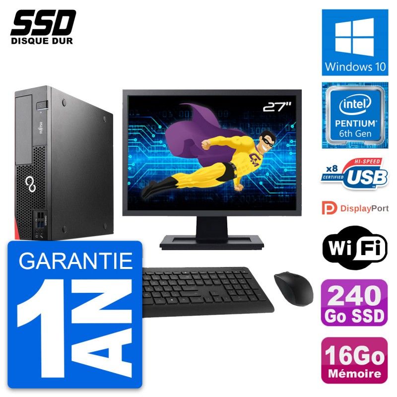 Fujitsu D556 DT 27-Inch All-in-One Desktop PC