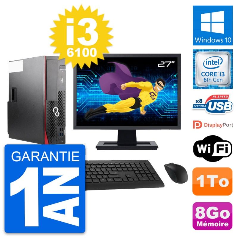 Fujitsu D556 DT 27-Inch All-in-One PC