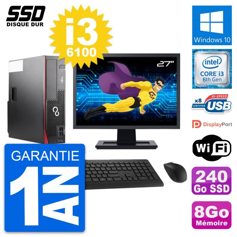 Fujitsu D556 DT 27-Inch All-in-One PC