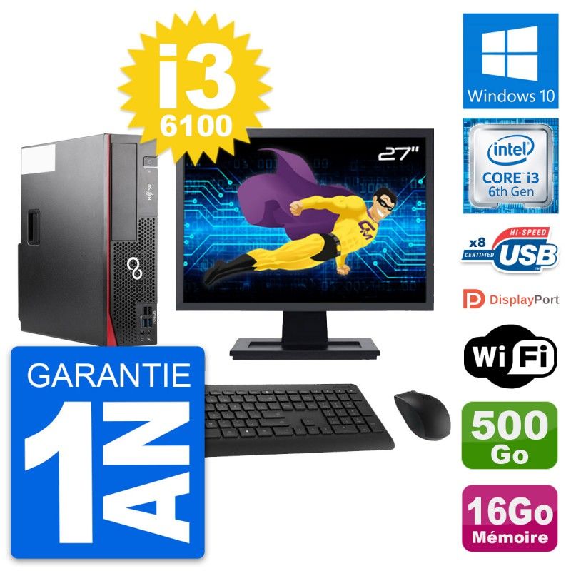 Fujitsu D556 DT 27-Inch All-in-One Computer