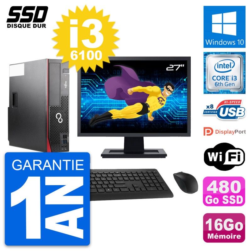 Fujitsu D556 DT 27-Inch Desktop Computer