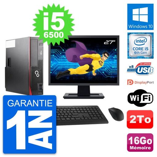 Computadora de escritorio Fujitsu D556 DT de 27 pulgadas