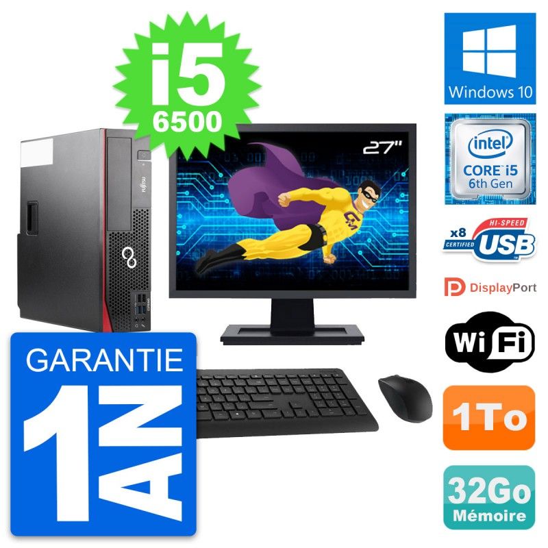 Fujitsu D556 DT 27-Inch All-in-One PC