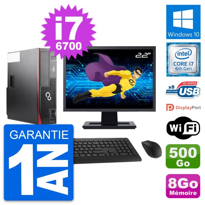 Fujitsu D556 DT 22-Inch All-in-One PC