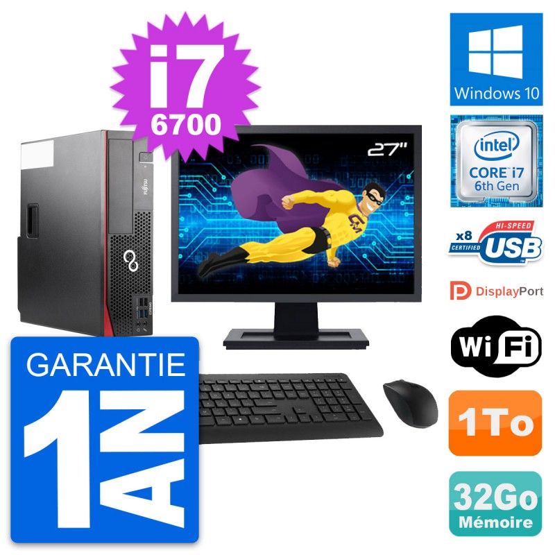 Fujitsu D556 DT 27-Inch All-in-One PC