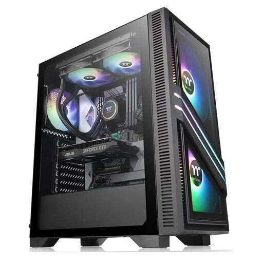 Torre media Thermaltake Versa T35 TG RGB Negra