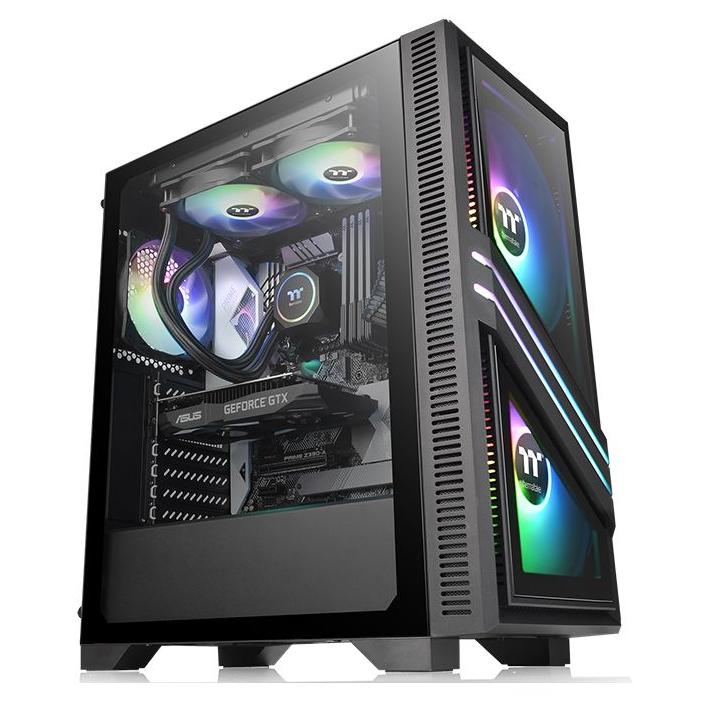 Thermaltake Versa T35 TG RGB Midi Tower Black