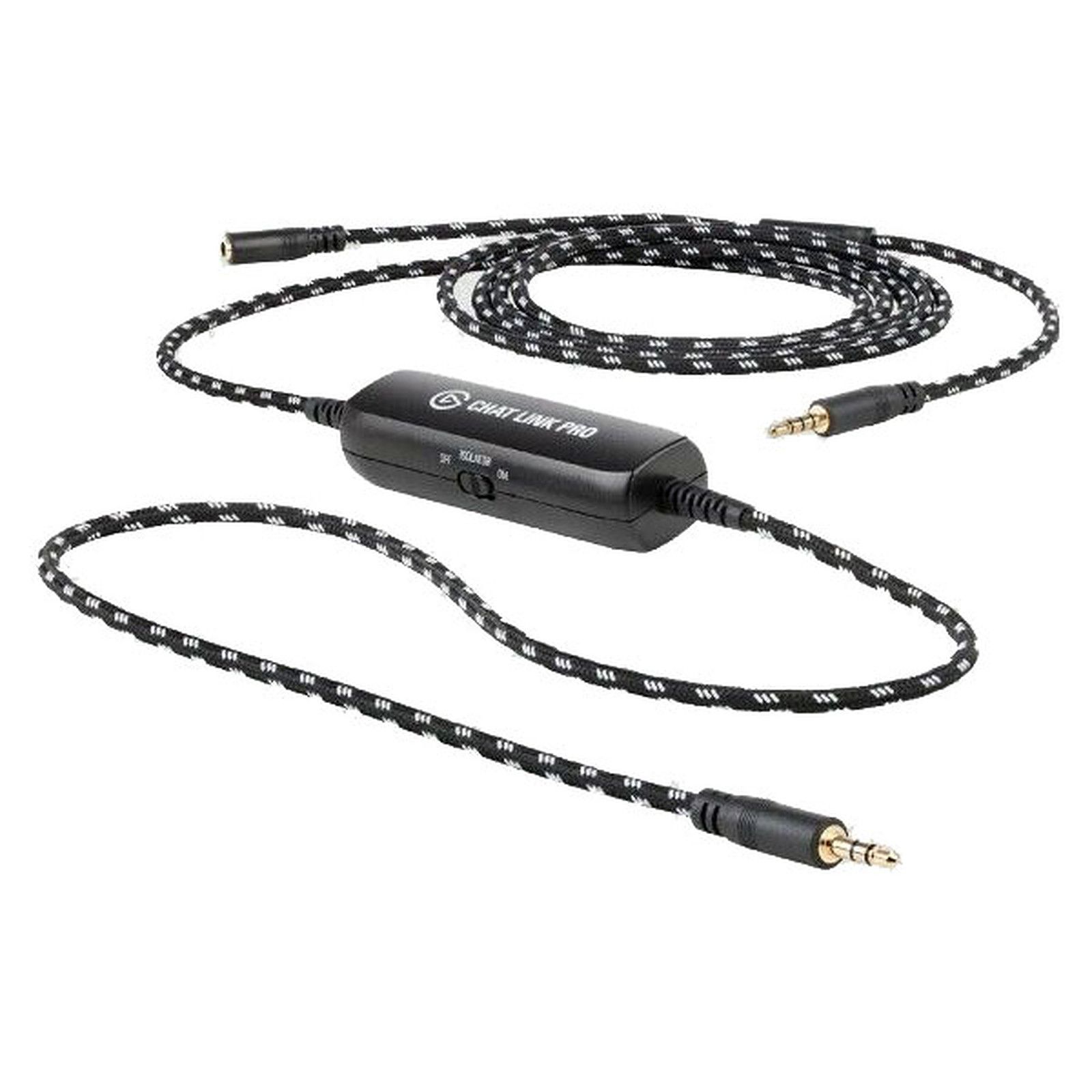 Elgato - Câble pour casque micro - mini jack 4 pôles mâle pour mini-phone stereo 3.5 mm, mini jack 4 pôles - 1.8 m - pour Sony PlayStation 4, Sony PlayStation 4 Pro, Sony PlayStation 4 Slim, Sony PlayStation 5