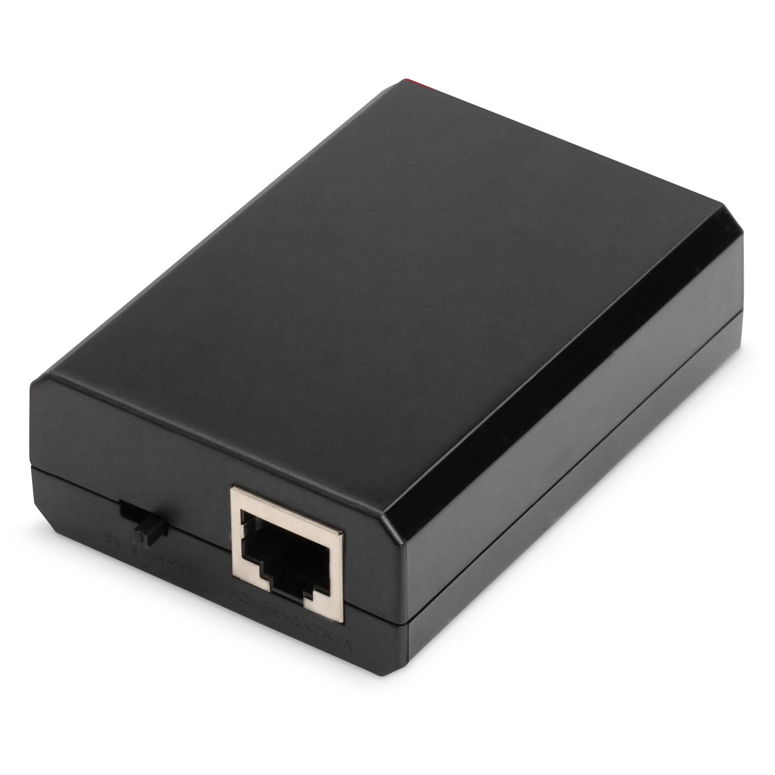 Spliter de distribución de energía Ethernet Digitus DN-95205 - PoE - 34-57V CC - 24W - 1 puerto de salida - Negro