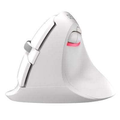 Delux M618-MINI-GX-WHITE Wireless Mouse 2.4GHz 6 Buttons 1600 DPI with Red LED