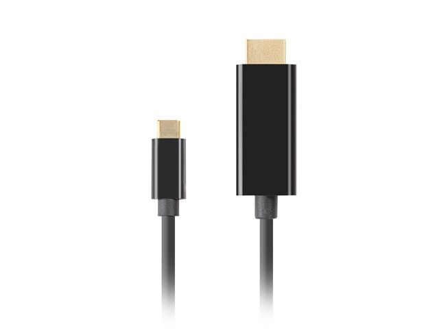 Cable USB C a HDMI Lanberg CA-CMHD-10CU-0010-BK