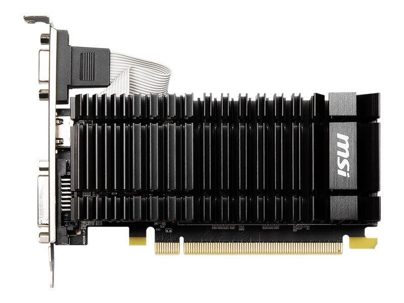 MSI N730K-2GD3H - Graphics Card - GF GT 730 - 2GB DDR3 - Low Profile PCIe 2.0 x16 - DVI, HDMI, D-Sub - Single Fan