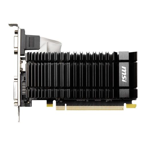 Carte graphique MSI N730K-2GD3H - GF GT 730 - 2 Go DDR3 - PCIe 2.0 x16 profil bas - DVI, HDMI, D-Sub - un ventilateur