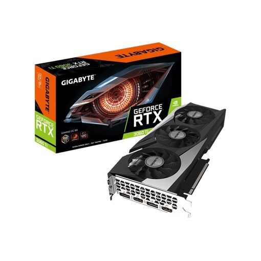 Carte graphique Gigabyte GeForce RTX 3060 Ti Gaming OC 8G (Rev. 2.0) - GF RTX 3060 Ti - 8 Go GDDR6 - PCIe 4.0 x16 - 2 HDMI, 2 DisplayPort