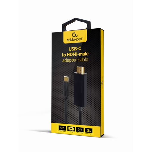 Adaptador Gembird USB-C a HDMI 2 m Negro