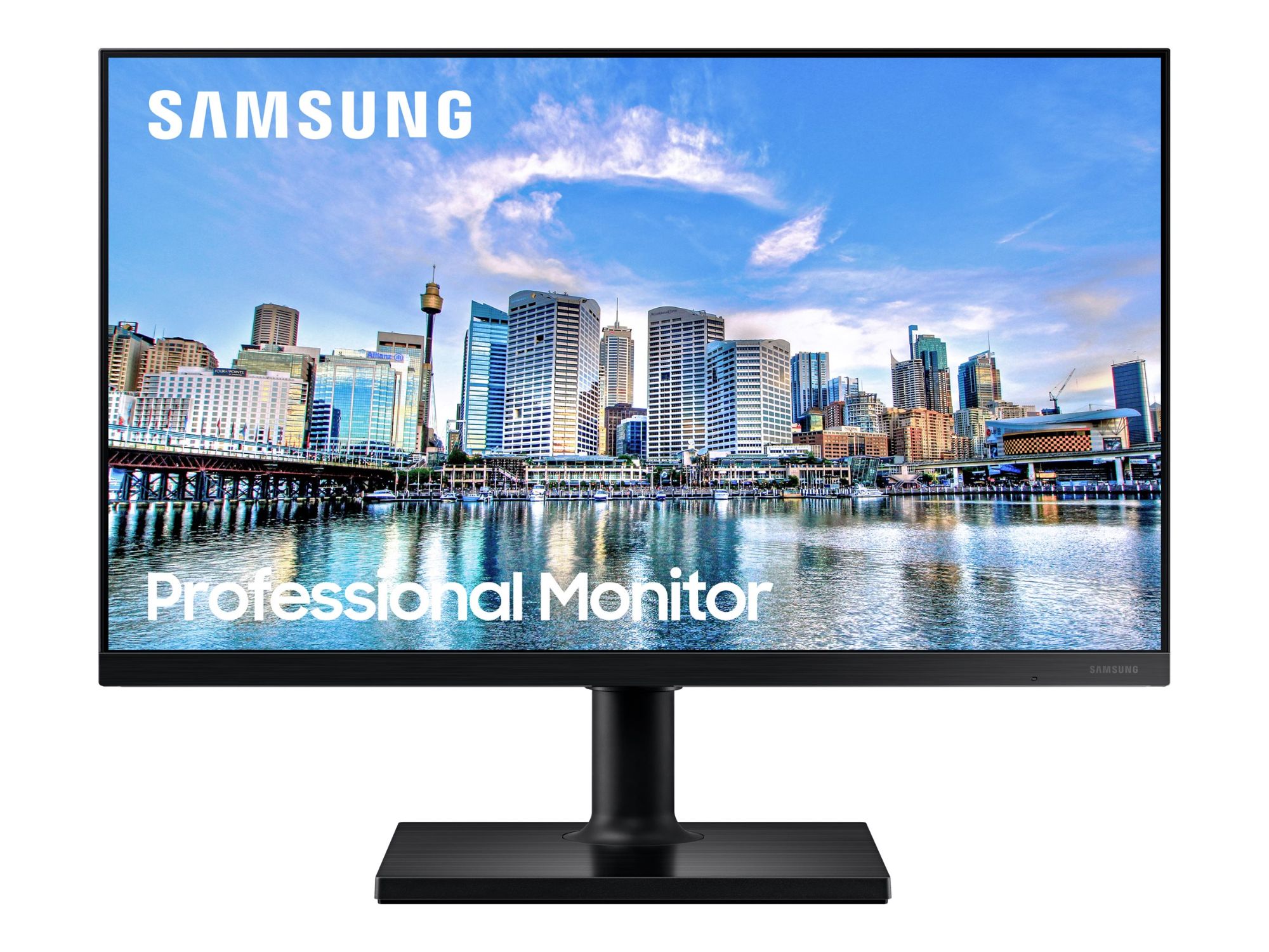 Samsung F27T450FZU - T45 Series LED Monitor - 27" Full HD (1080p) at 75Hz - IPS - 250 cd/m² - 1000:1 - 5ms - 2xHDMI, DisplayPort - Speakers - Black