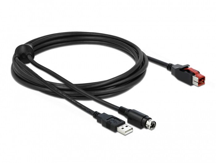 Delock 3m Printer Cable, Black