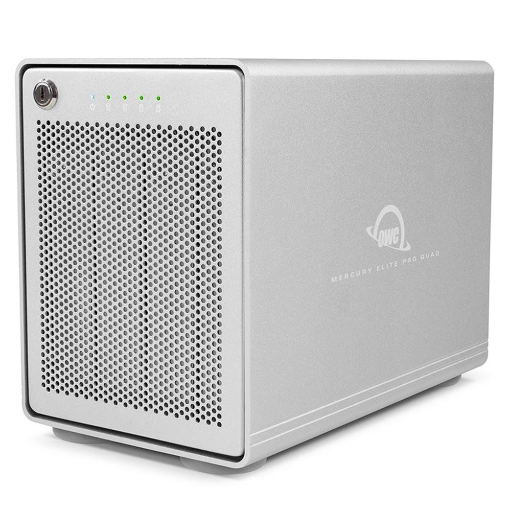 OWC Mercury Elite Pro Quad SSD/HDD Enclosure - White