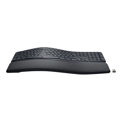 Teclado inalámbrico Logitech Ergo K860 para empresas - Tamaño completo - AZERTY Español