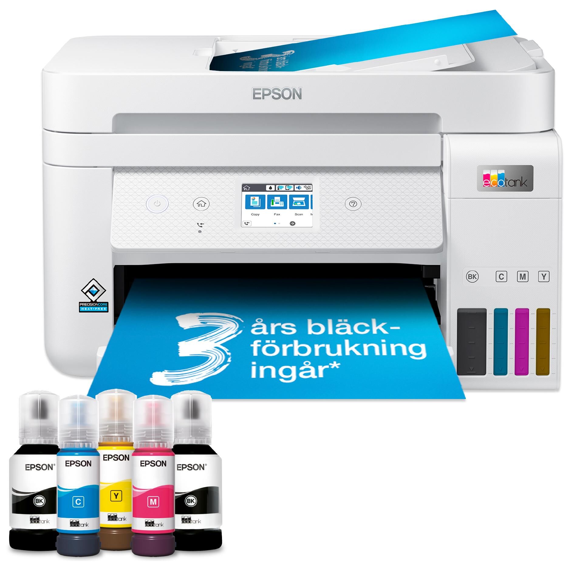Epson EcoTank ET-4856 Wi-Fi Inkjet Printer A4 4800 x 1200 DPI 33 ppm