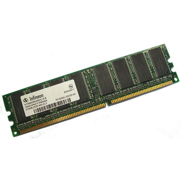 Infineon 512MB DDR1 RAM (PC-3200U, 400MHz)