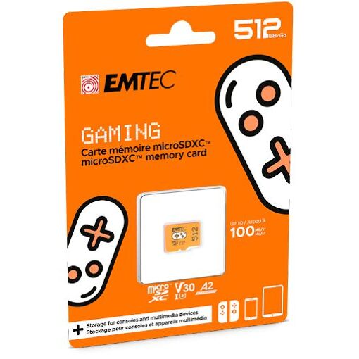 Dexxon 512GB MicroSDXC UHS-I U3 Memory Card - Orange