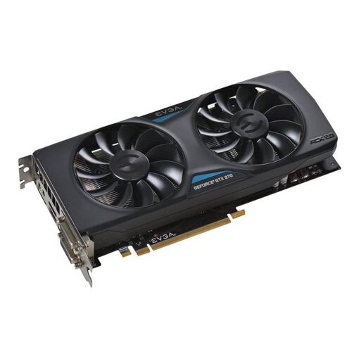 Carte graphique EVGA GeForce GTX 970 SC Gaming ACX 2.0 - GF GTX 970 - 4 Go DDR5 - PCIe 3.0 x16 - 2 ports DVI, HDMI, DisplayPort