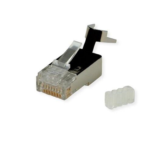 Conector de red RJ-45 macho (Cat 6) - Transparente (paquete de 10)
