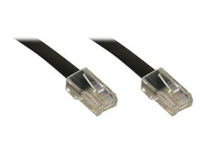 INTOS ELECTRONIC InLine - 10m RJ-45 (4-pin) to RJ-45 (4-pin) RNIS Cable