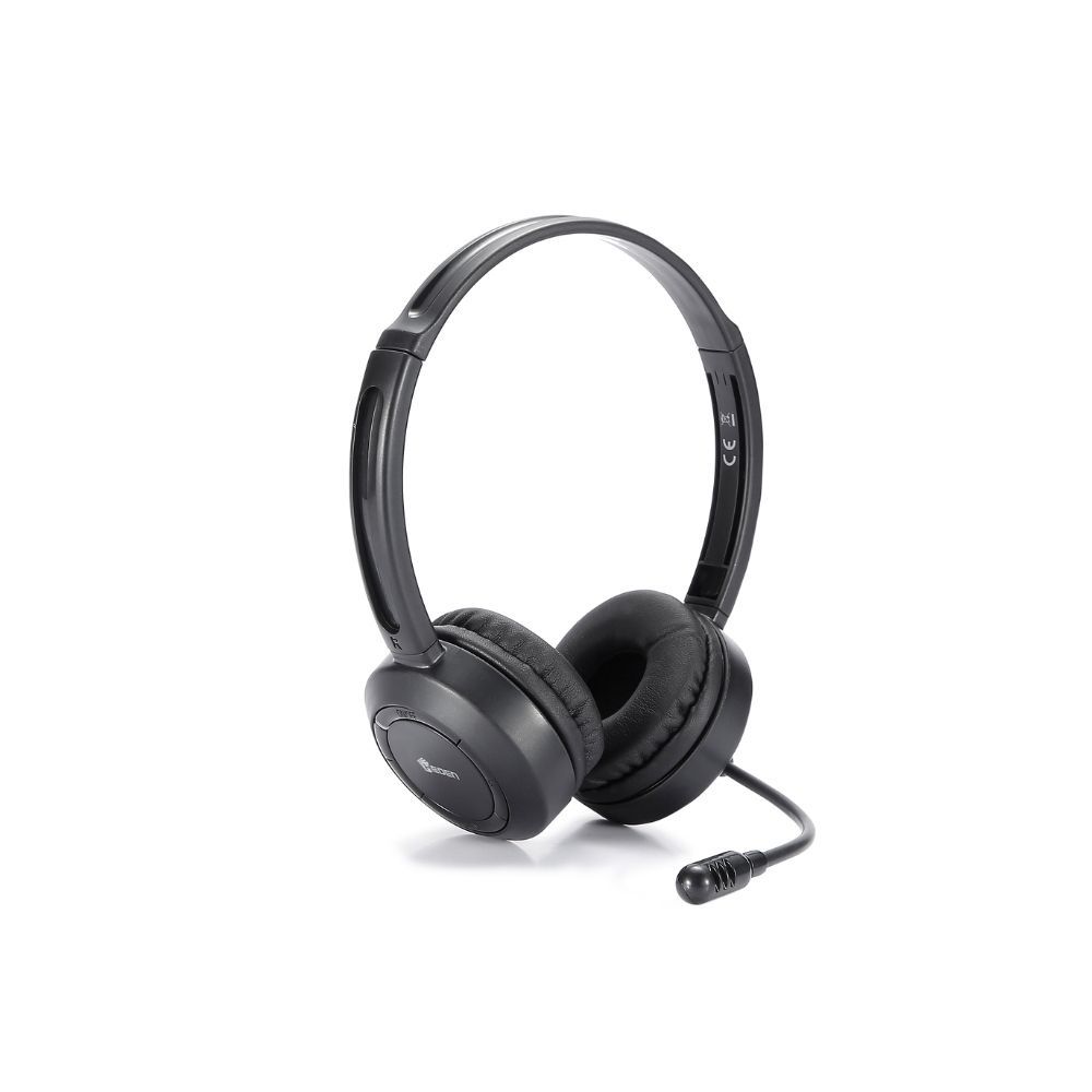Heden Bluetooth Headset with Pivoting Microphone and Adjustable Strap