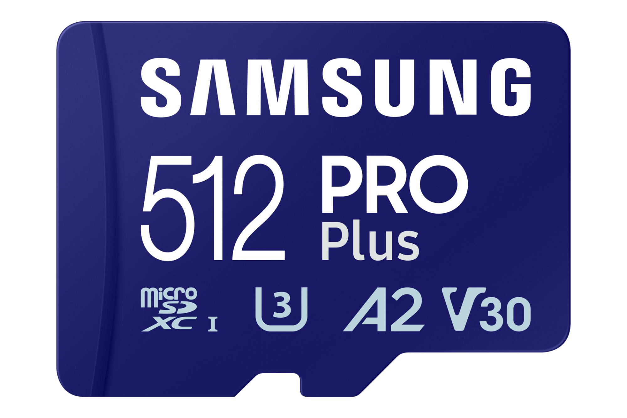 Samsung PRO Plus 512GB MicroSDXC Card (with SD Adapter) - A2, V30, UHS-I U3