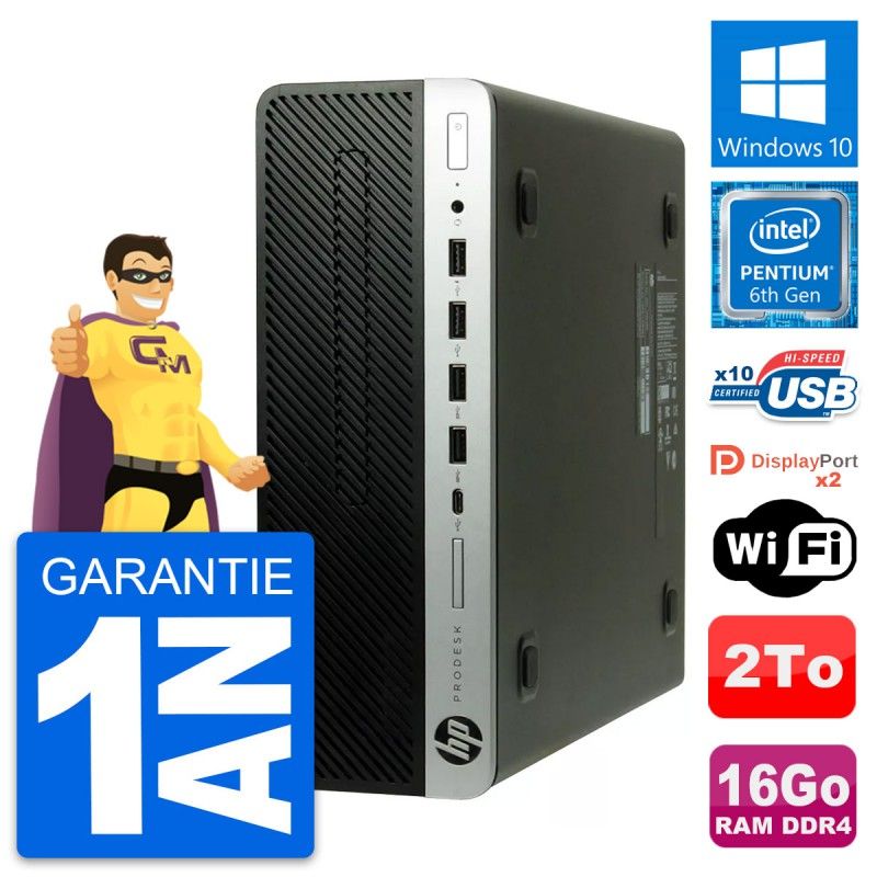 Ordinateur de bureau HP ProDesk 600 G3 SFF